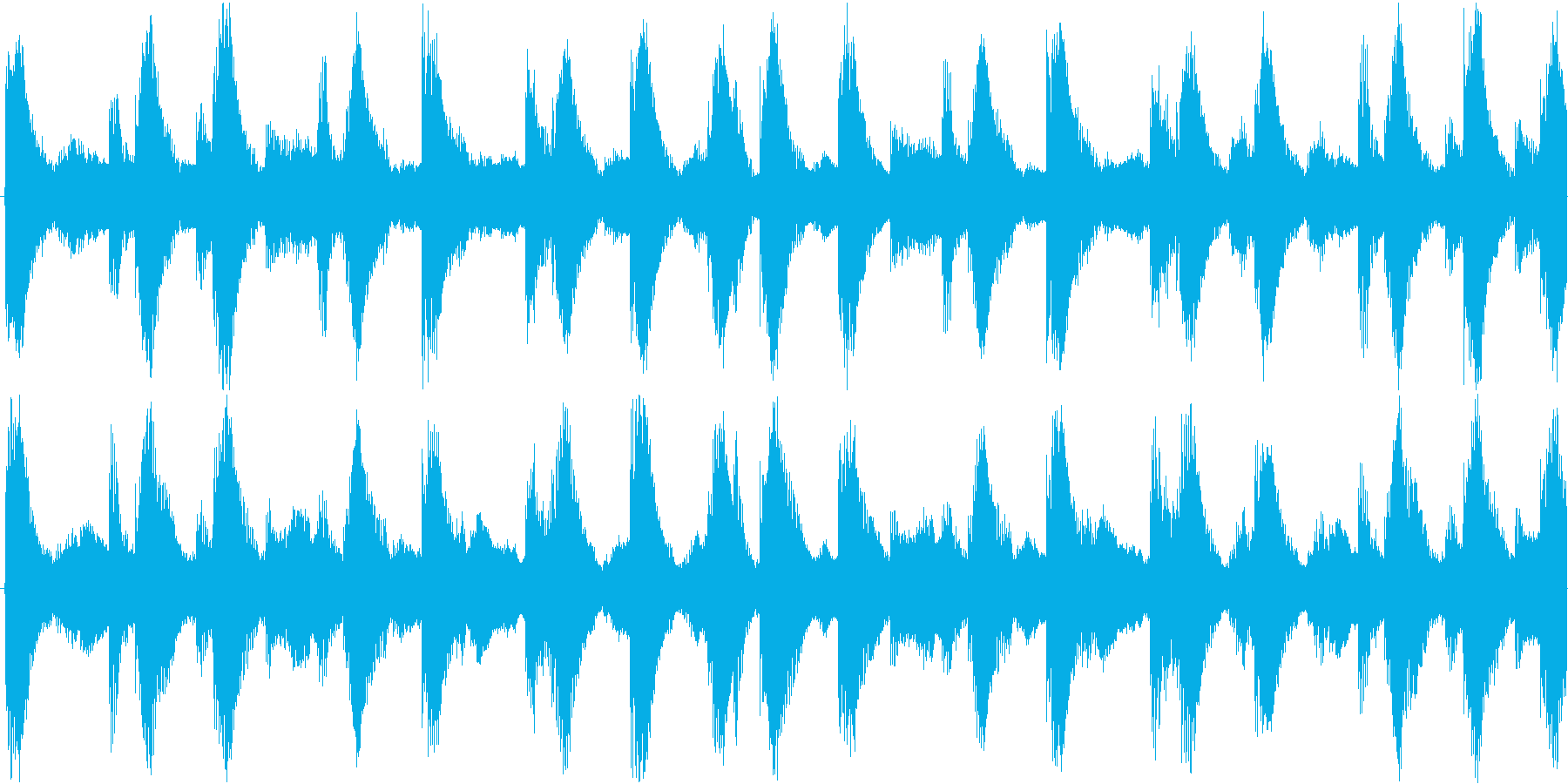 エレクトロなイメージをした楽曲です。の再生済みの波形