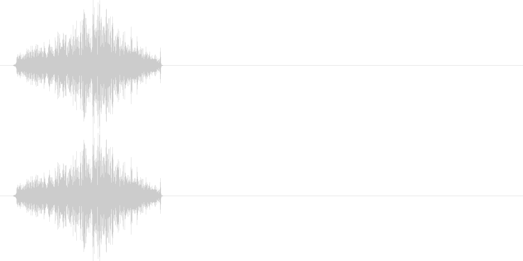 選択音や攻撃音にもご利用いただけると思…の未再生の波形