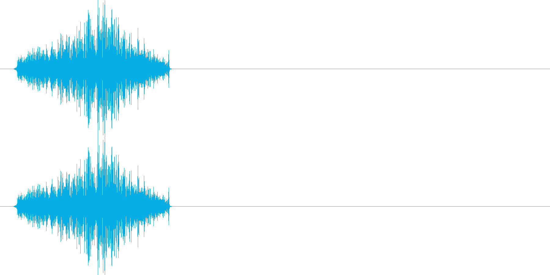 選択音や攻撃音にもご利用いただけると思…の再生済みの波形