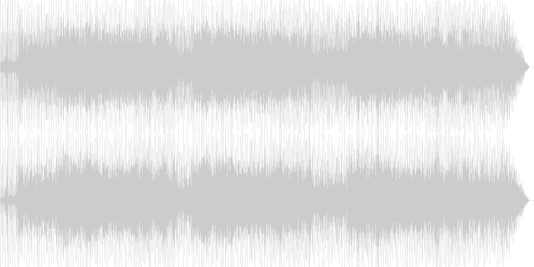 94bpm、チョット早めの行進曲の未再生の波形