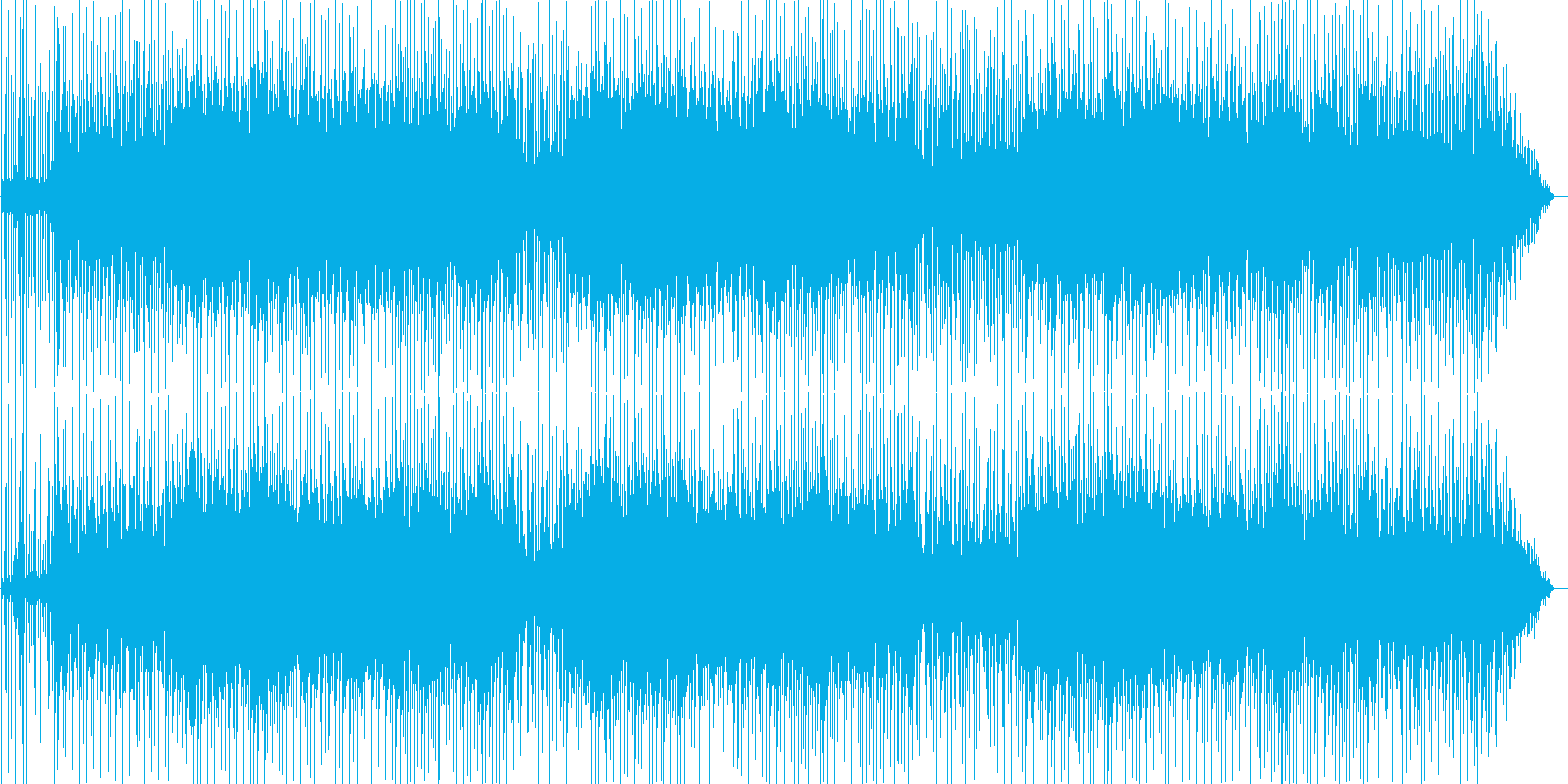 94bpm、チョット早めの行進曲の再生済みの波形