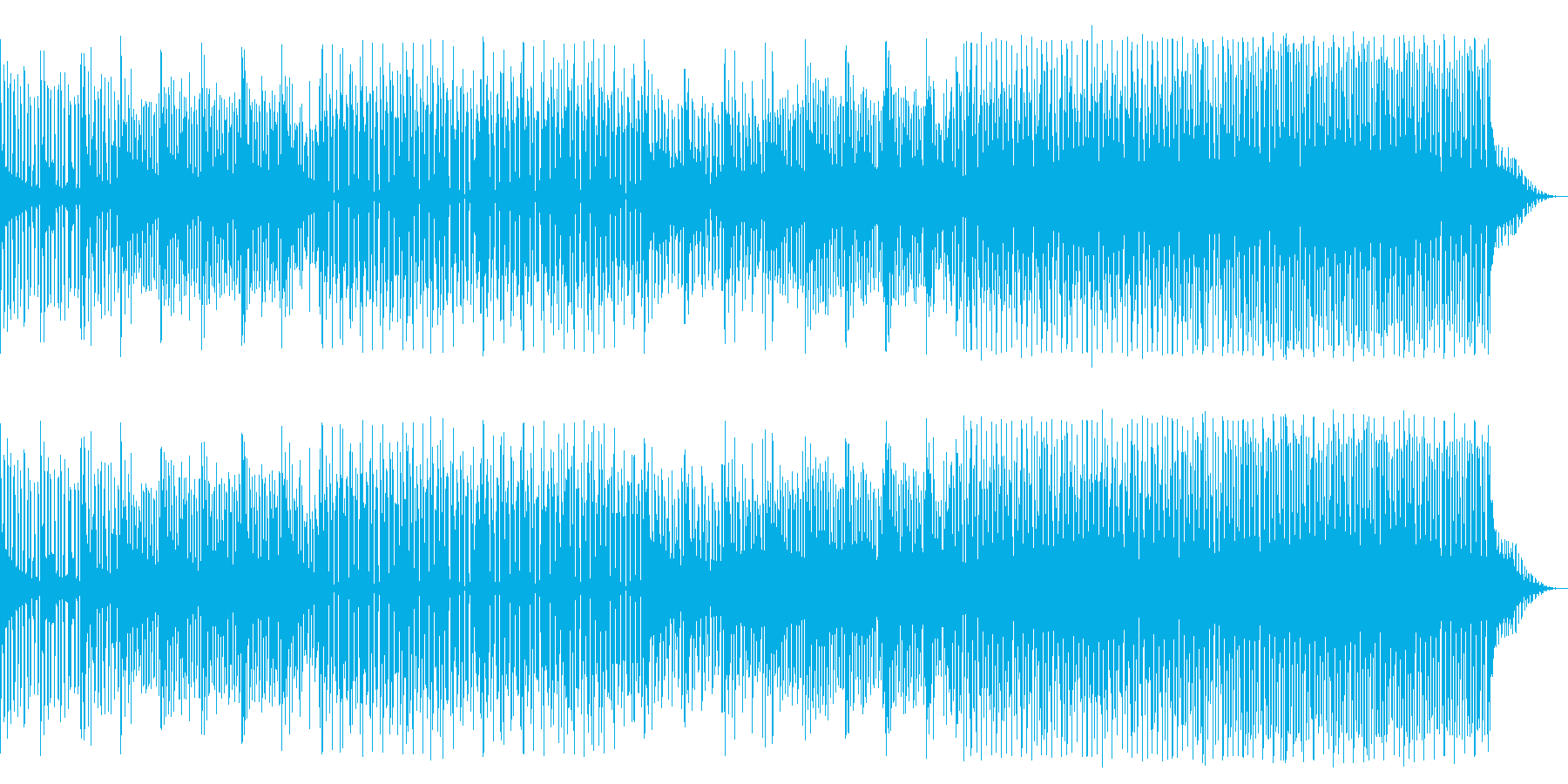 Windowsに内蔵されている音源(M…の再生済みの波形