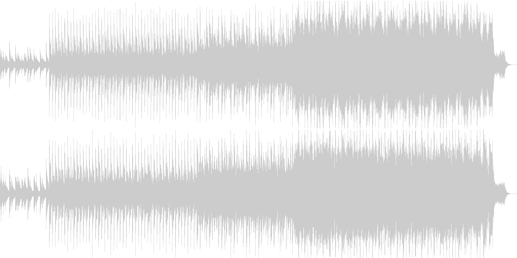 ピアノが印象的なノリが良く明るい曲 の未再生の波形