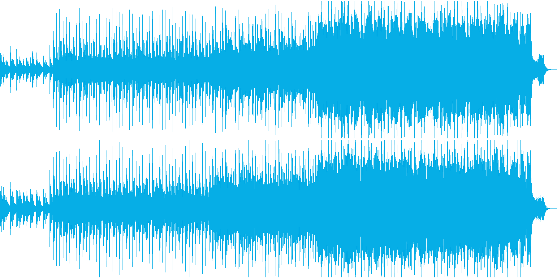 ピアノが印象的なノリが良く明るい曲 の再生済みの波形