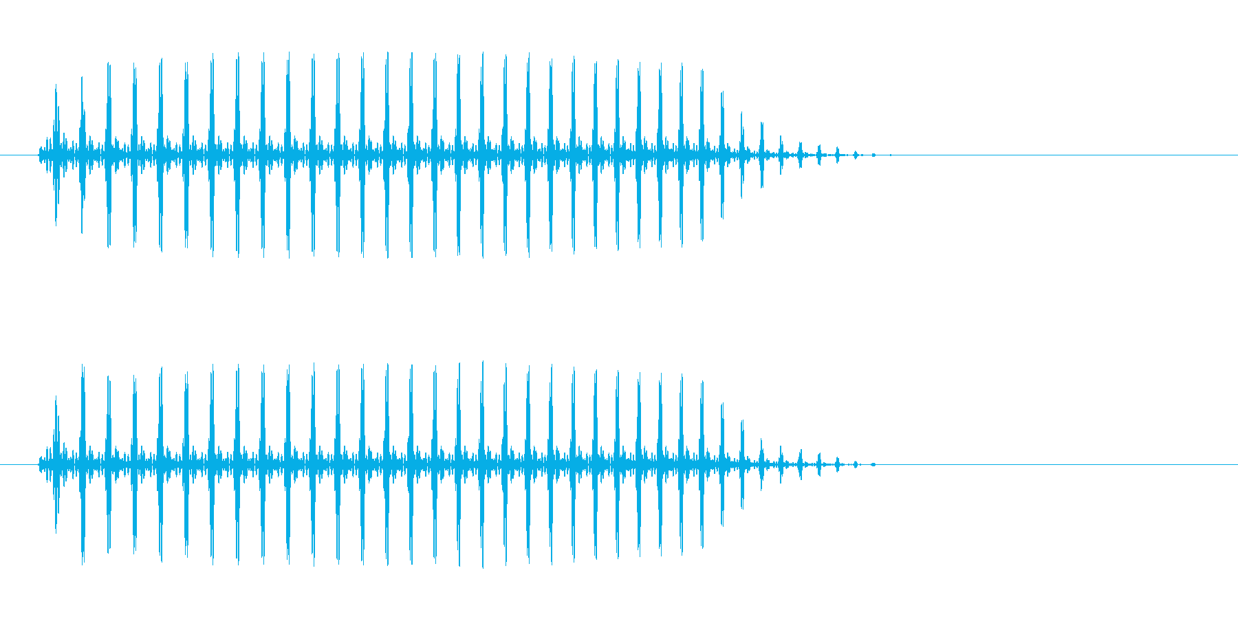ぷぅ〜?(笑いを増幅させるための効果音)の再生済みの波形