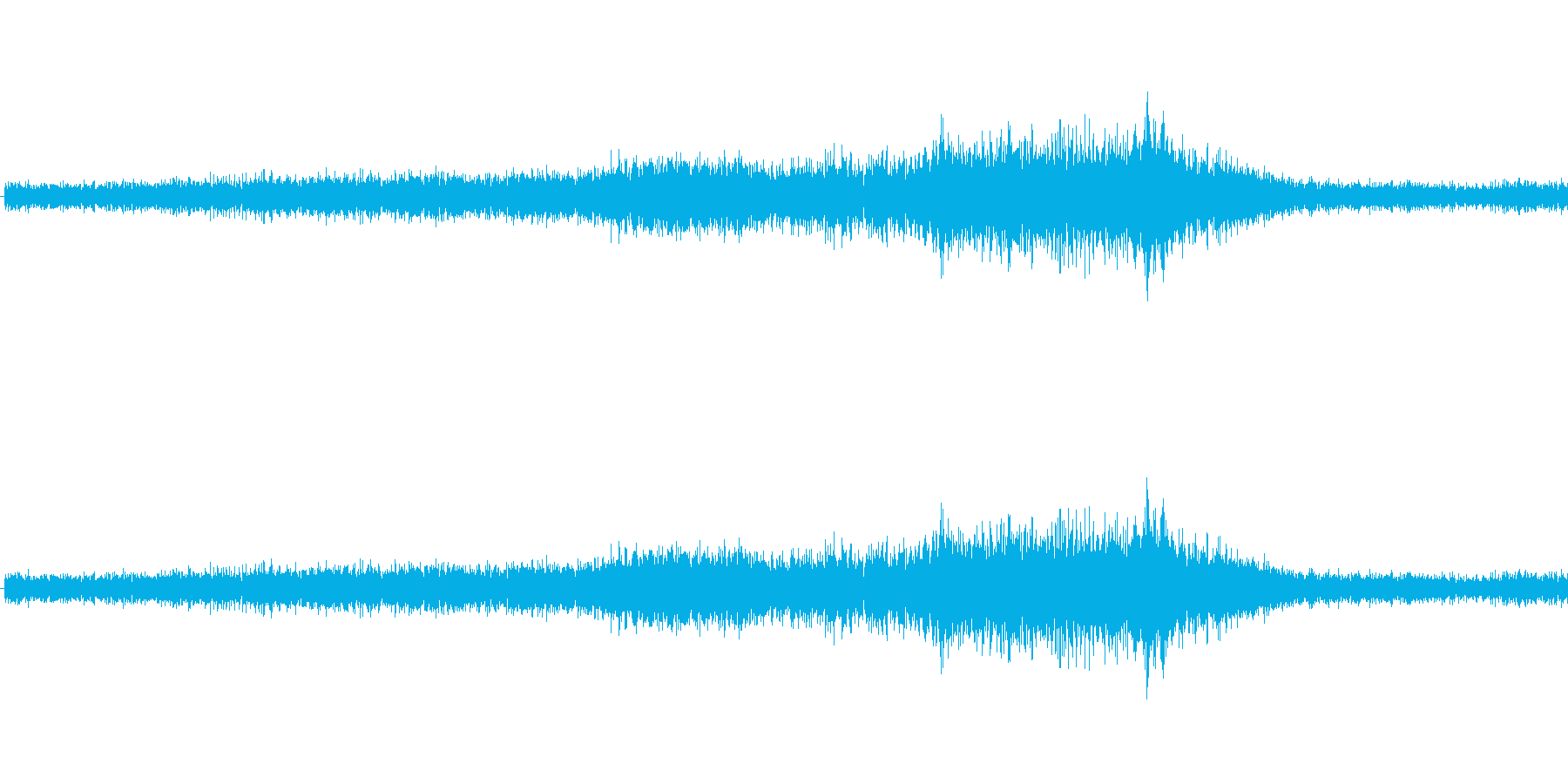 ビビビ(バリアの音)の再生済みの波形