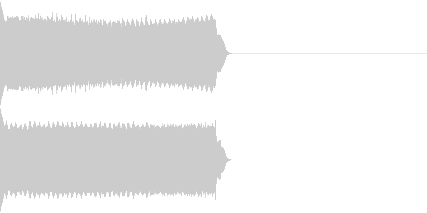 ピー (電子音、規制音などに)の未再生の波形