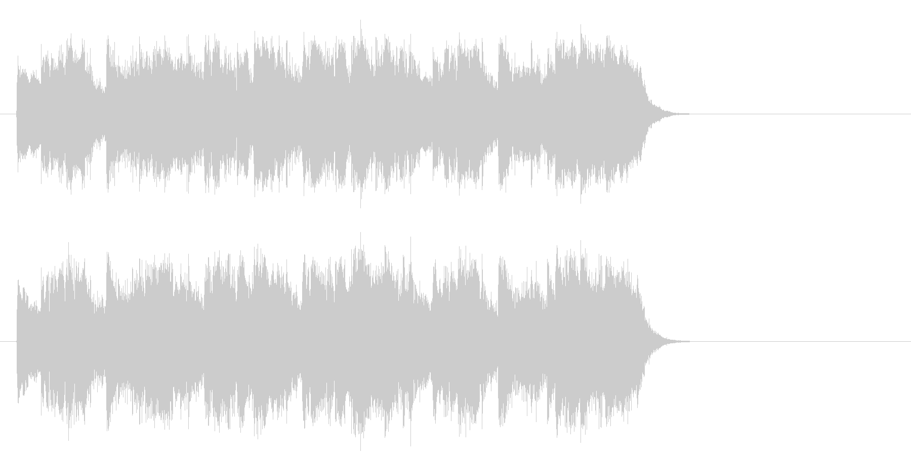 懐かしの歌謡ジャズ風楽曲(サビ)の未再生の波形