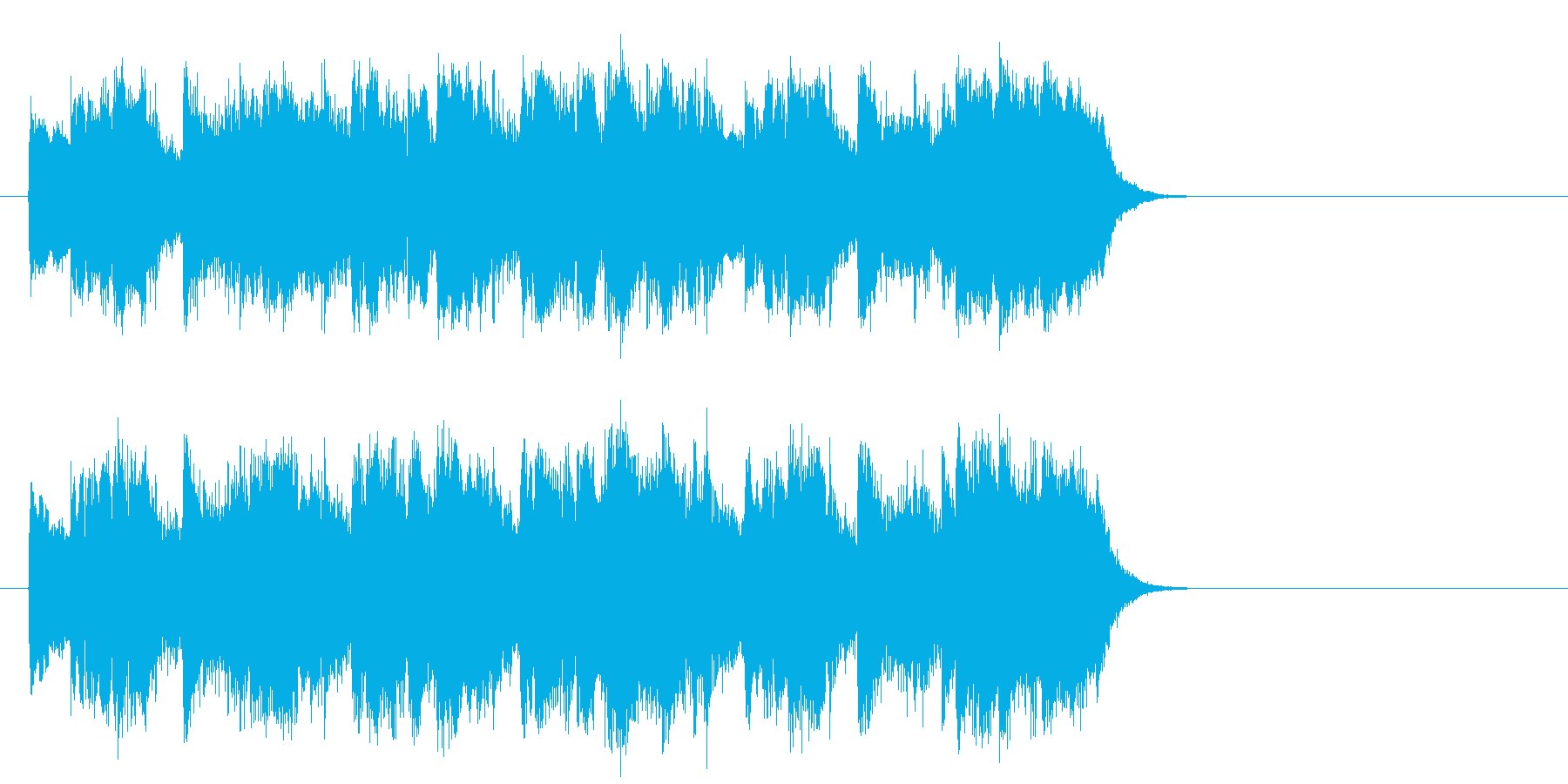 懐かしの歌謡ジャズ風楽曲(サビ)の再生済みの波形
