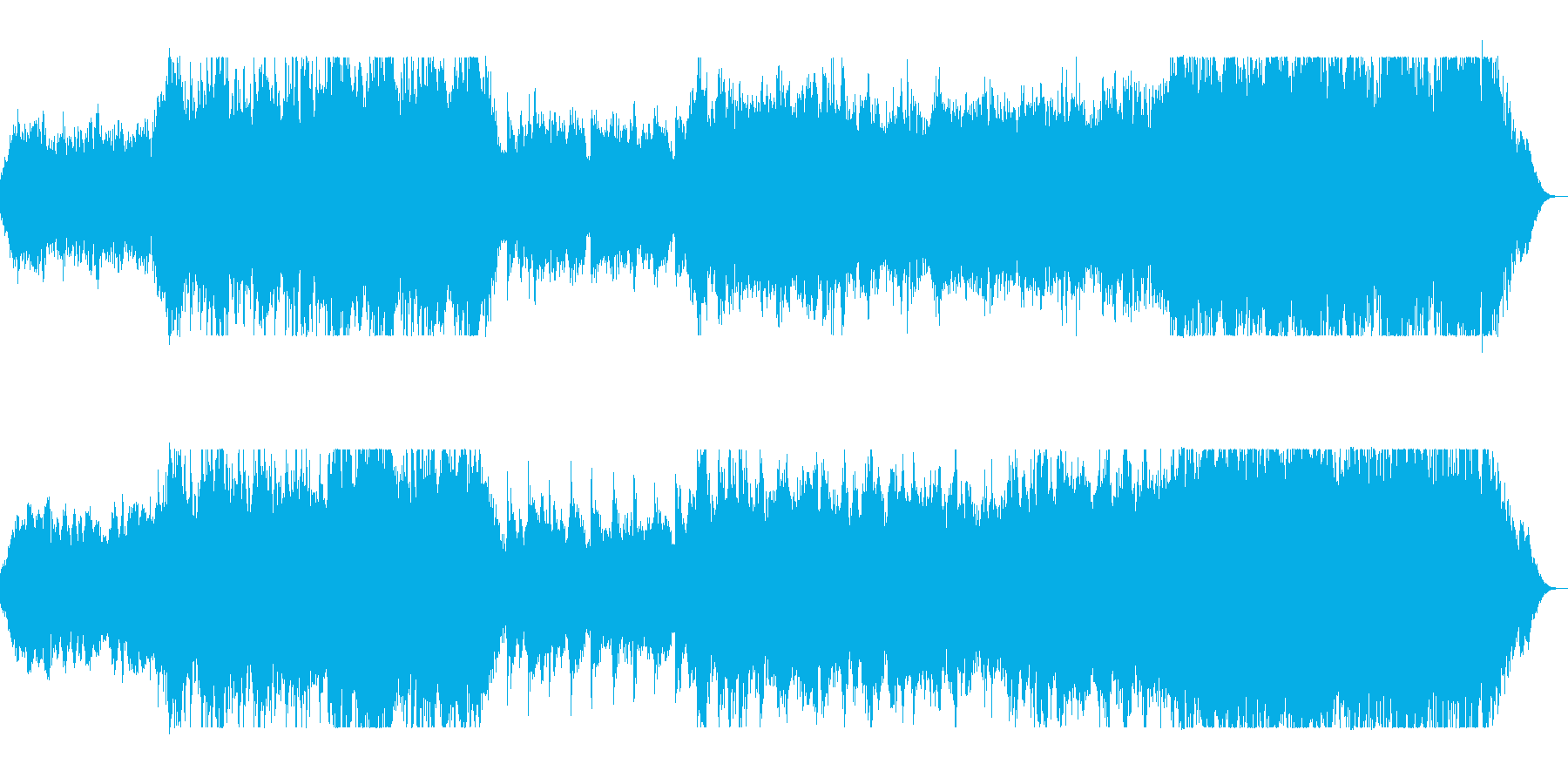 大自然の恵みを感じさせる壮大感ある曲。の再生済みの波形