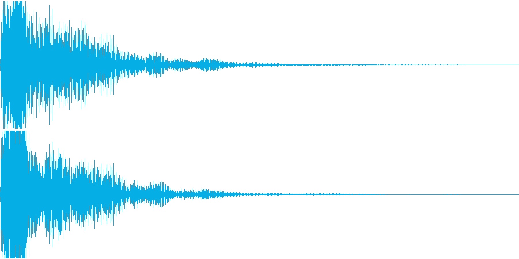 ファ♯/ソ♭単音のオーケストラルヒットの再生済みの波形