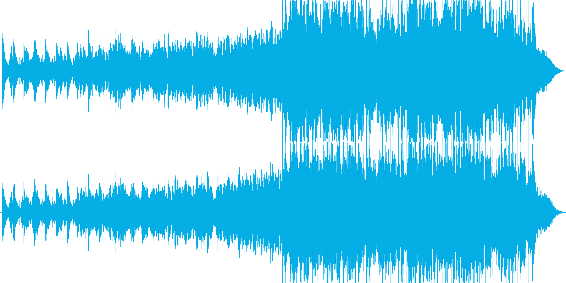 スケール感のあるバラード曲です。の再生済みの波形