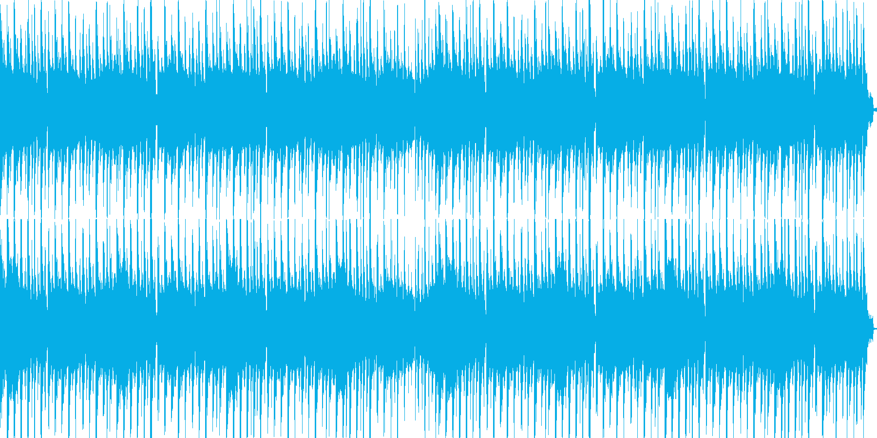待機画面のBGMの再生済みの波形