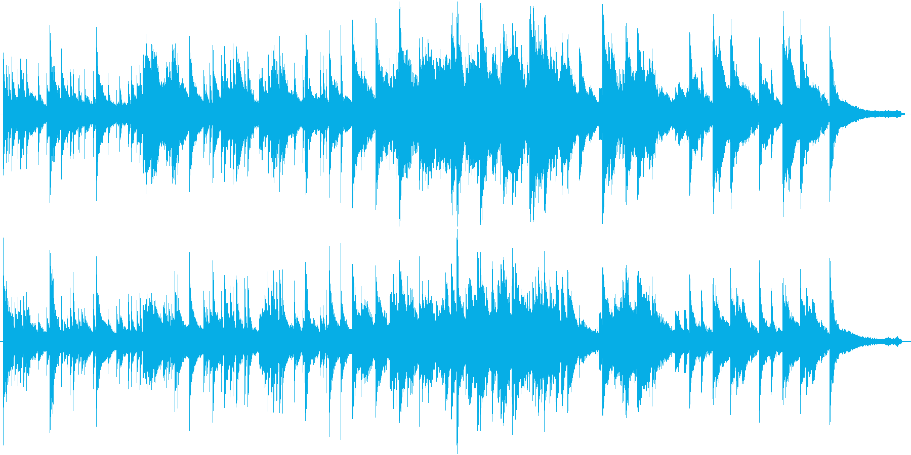 夢みるような気持ちのピアノ曲。の再生済みの波形