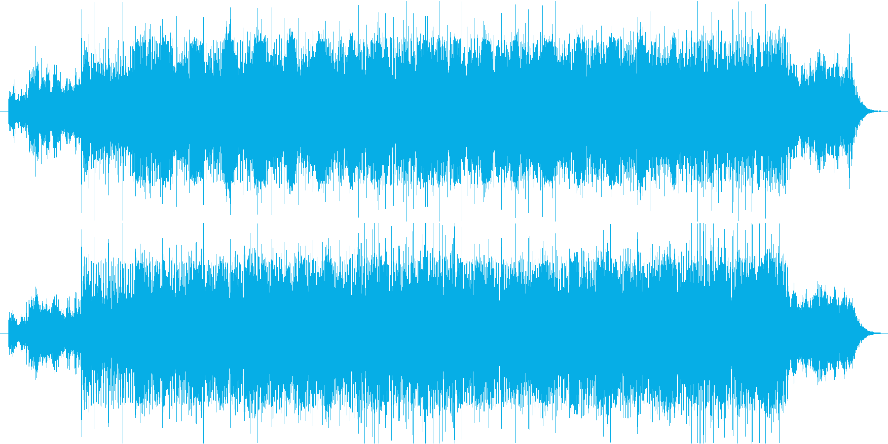 ゴシックホラー調の再生済みの波形