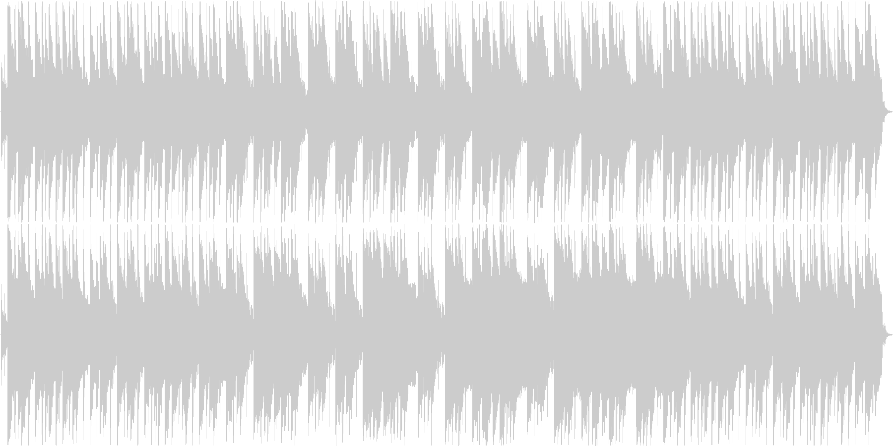 スローテンポで哀愁ある和風楽曲の未再生の波形