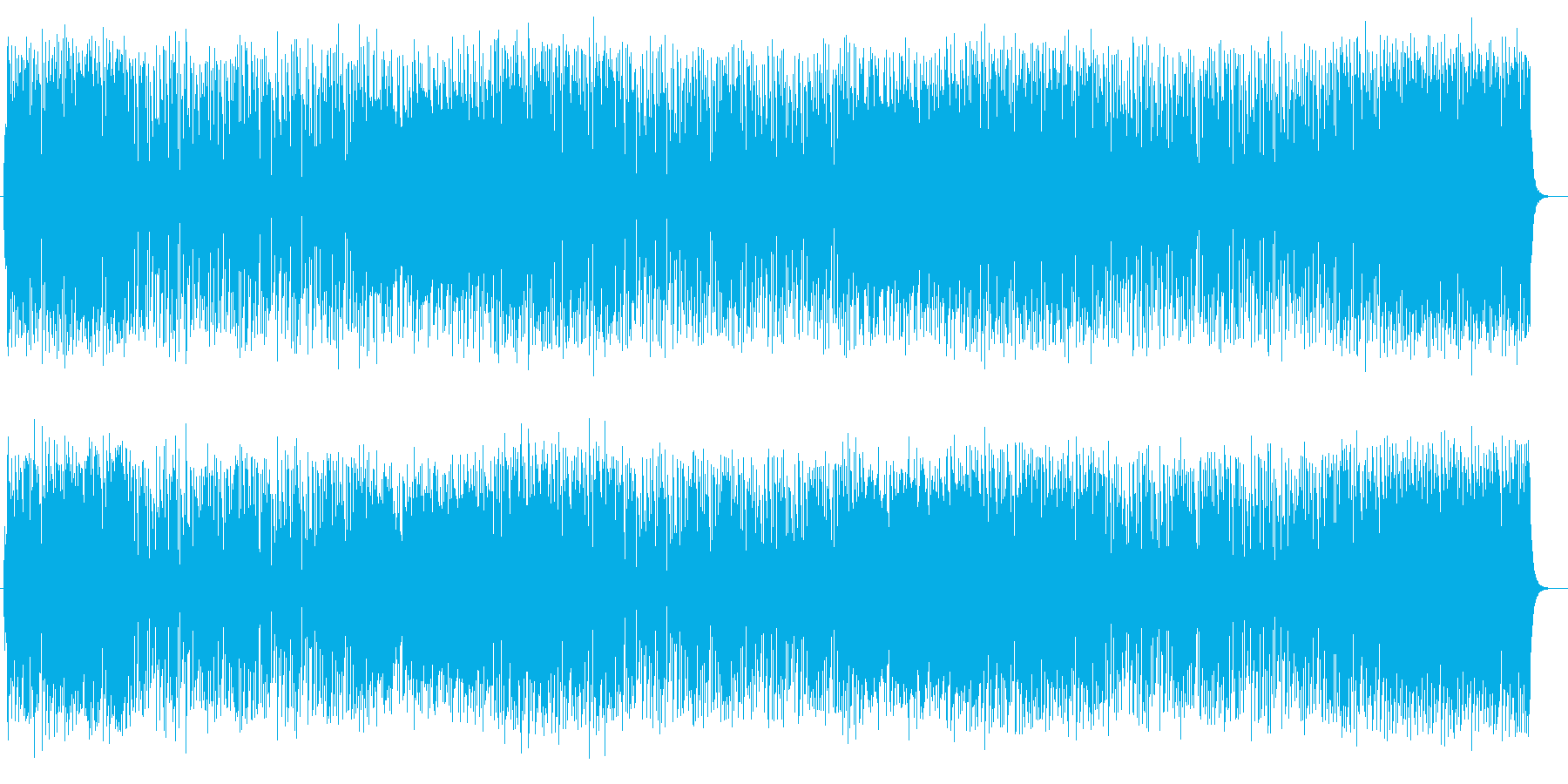 楽しい雰囲気のピアノポップスの再生済みの波形