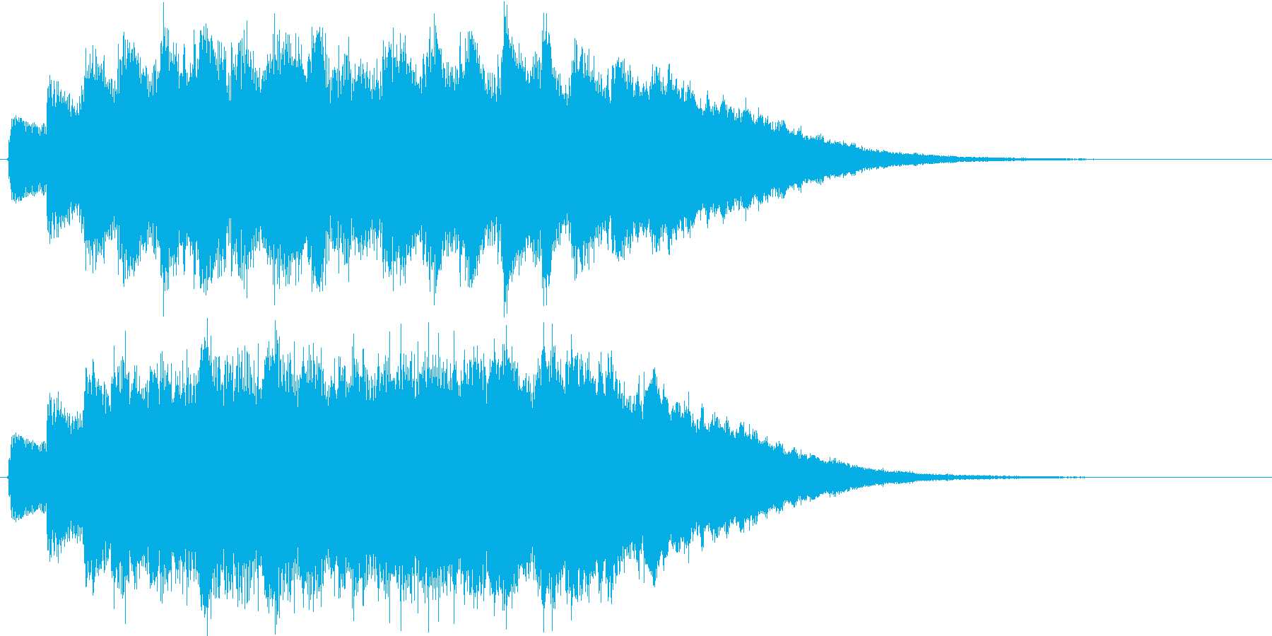 ファンタジー系の効果音です。の再生済みの波形