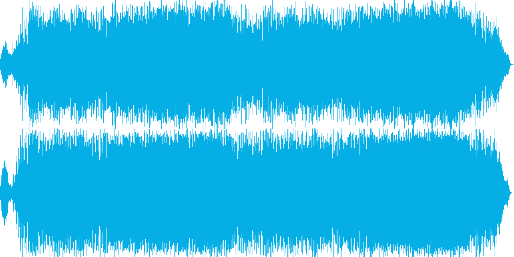 軽快で雄大なニューエイジ音楽の再生済みの波形