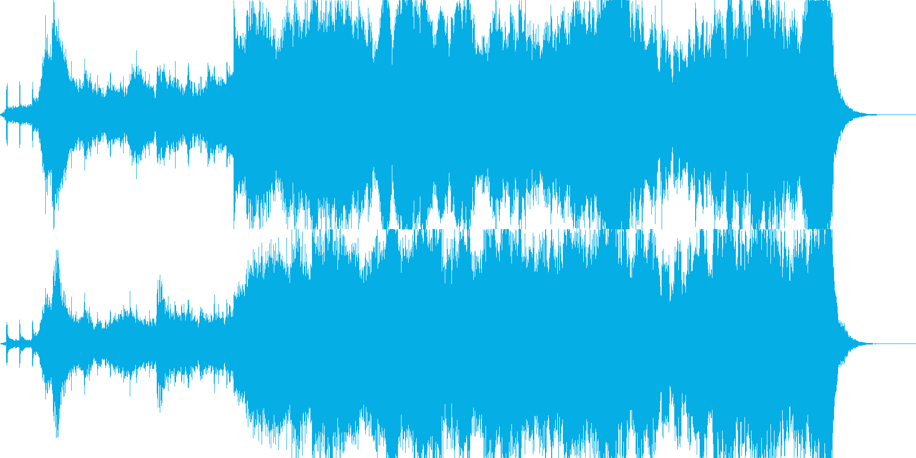 時計の運命的な音と共に入場の再生済みの波形
