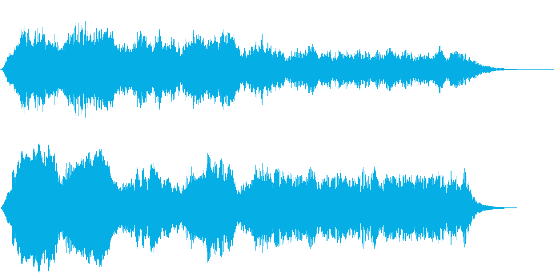 環境音系の効果音です。の再生済みの波形