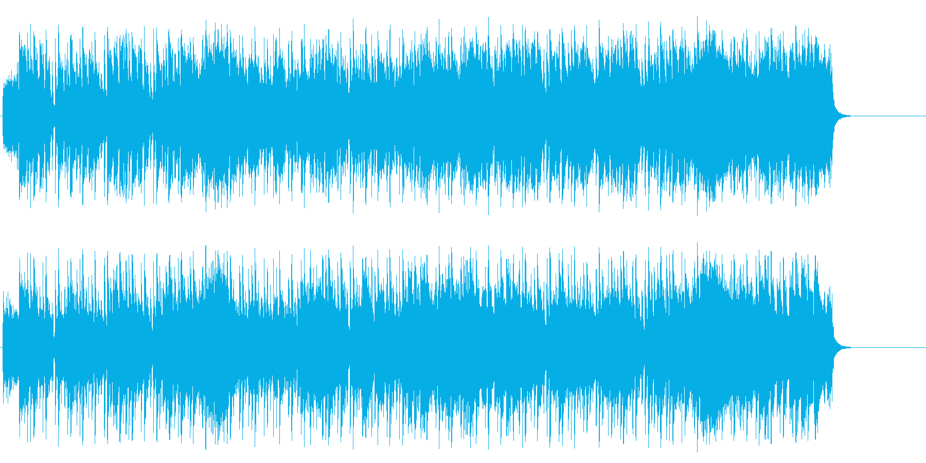 疾走感のあるスリリングでハデなファンクの再生済みの波形