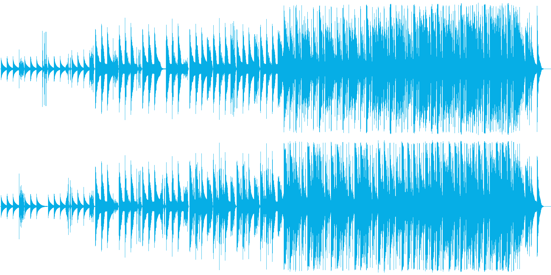 おもちゃをイメージした3拍子のかわいい曲の再生済みの波形