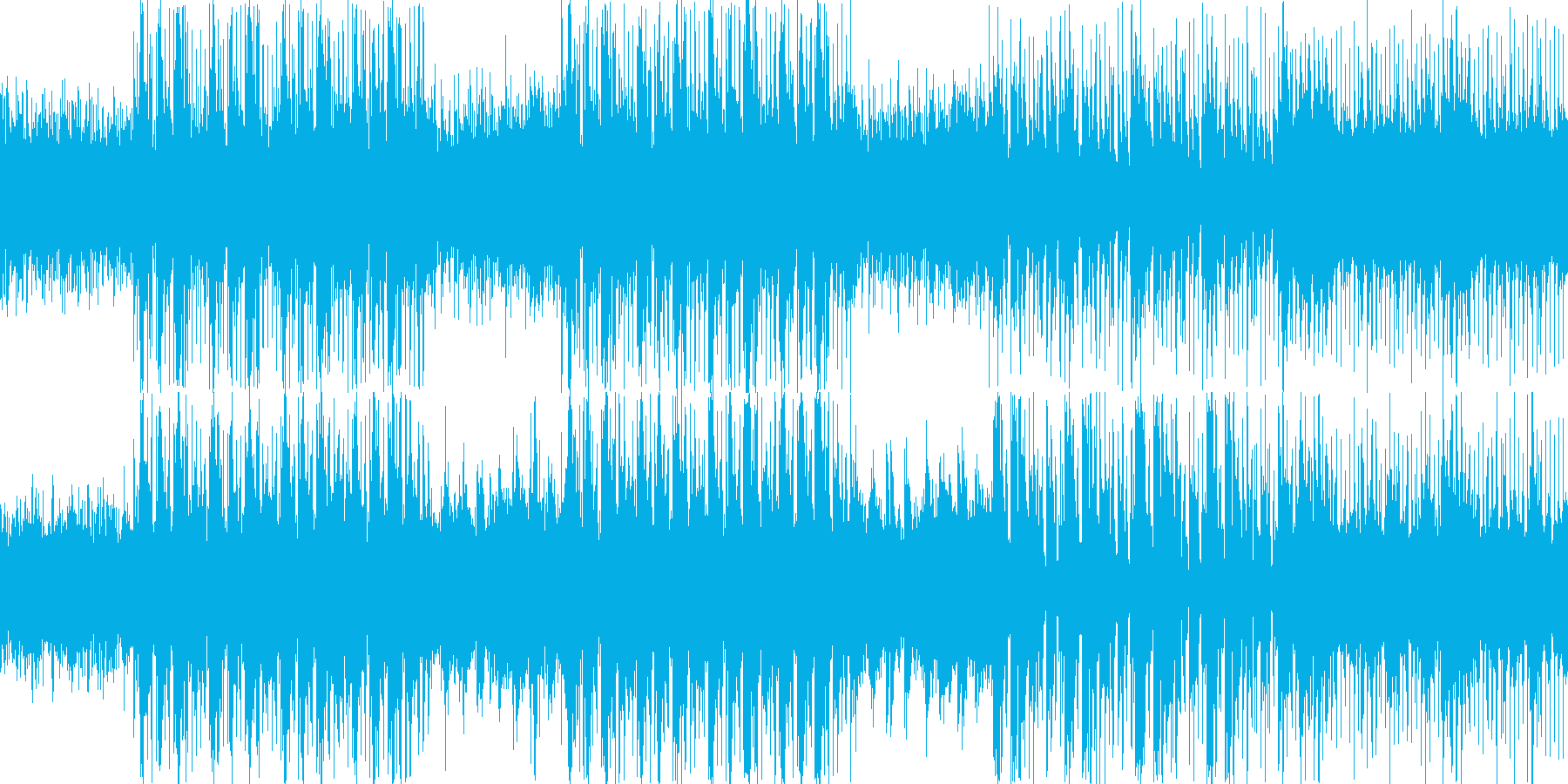 幻想的な雰囲気のインスト曲の再生済みの波形