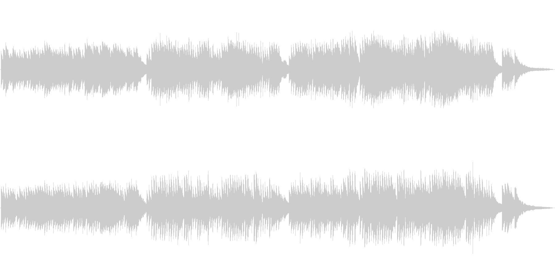 CM等で使えるほのぼのとしたピアノ曲の未再生の波形