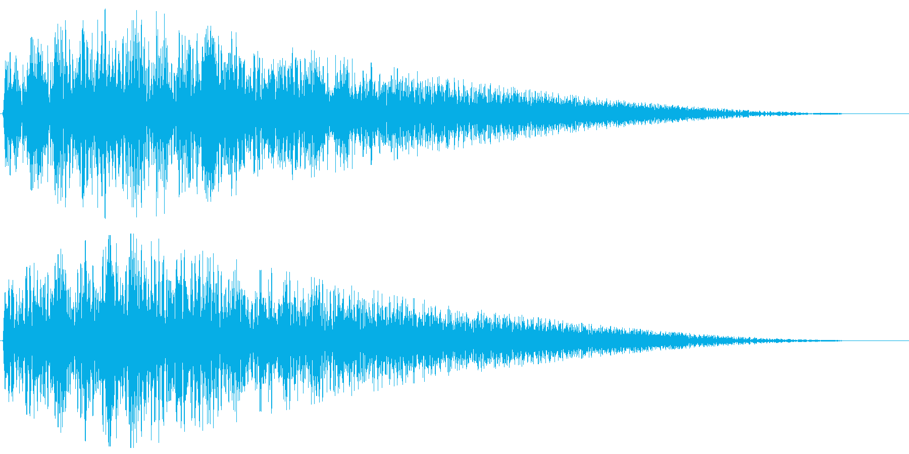 ギューーーン…(気分が落ちるときの音)の再生済みの波形