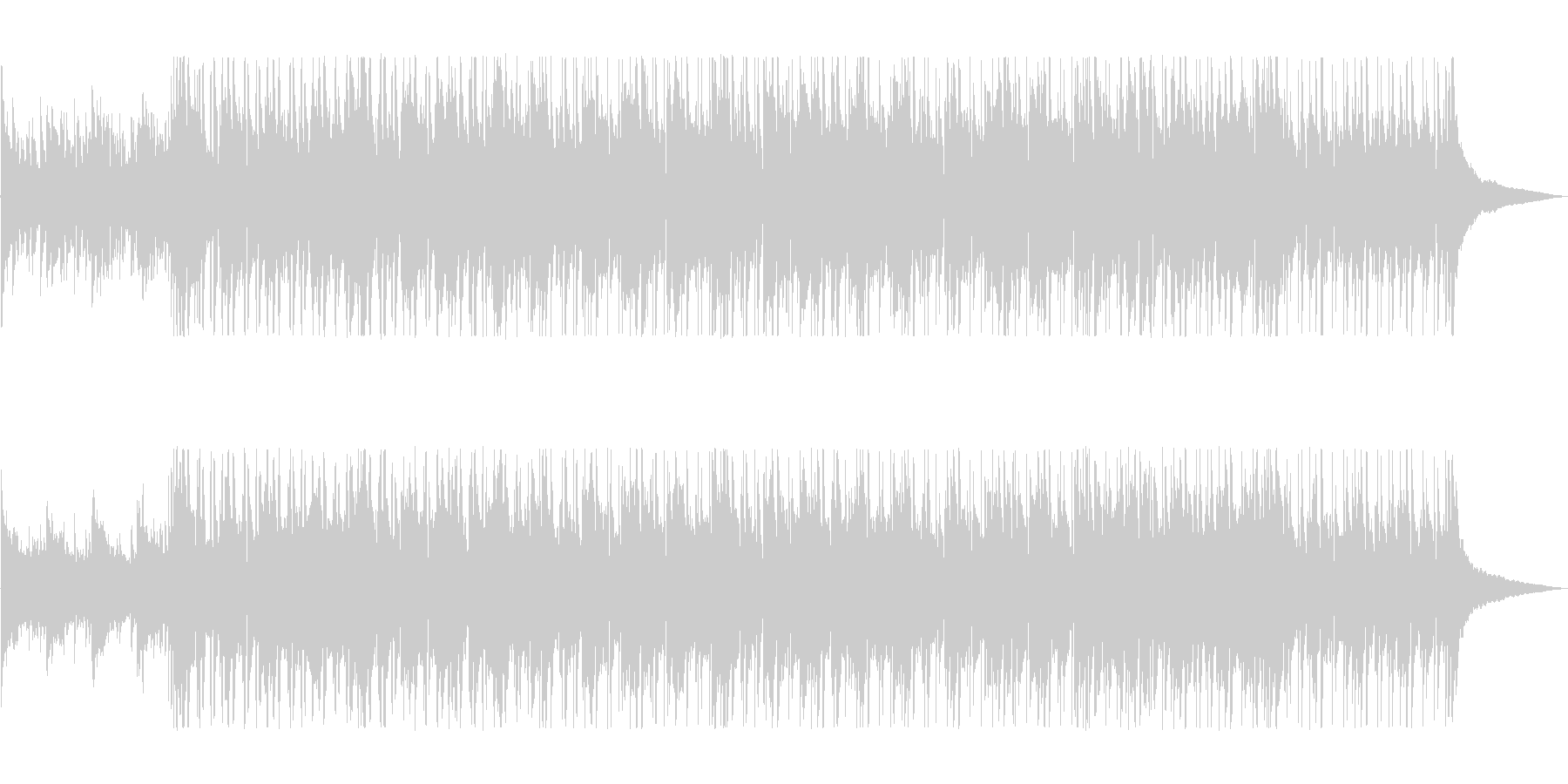 さわやかな春を感じる一曲の未再生の波形