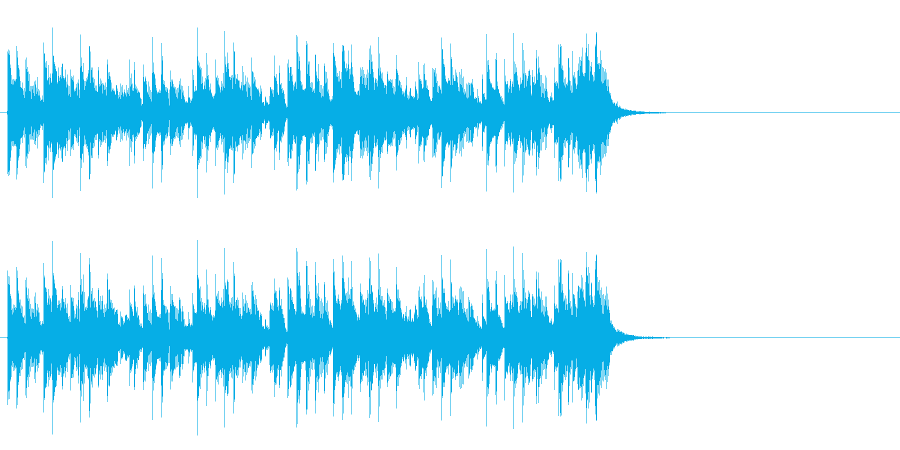 テーマパーク向けポップ(Aメロ)の再生済みの波形