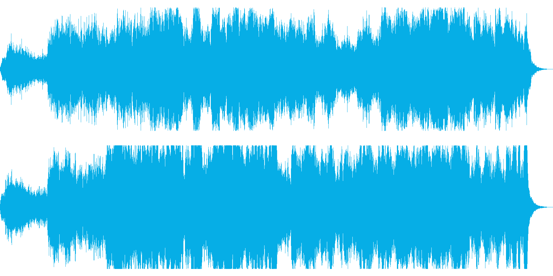 剣と魔法 ファンタジックなオーケストラ曲の再生済みの波形