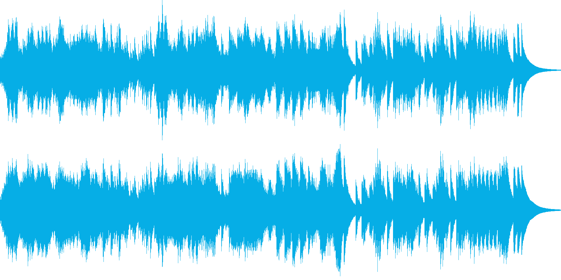 交響曲第40番より モーツアルトの再生済みの波形