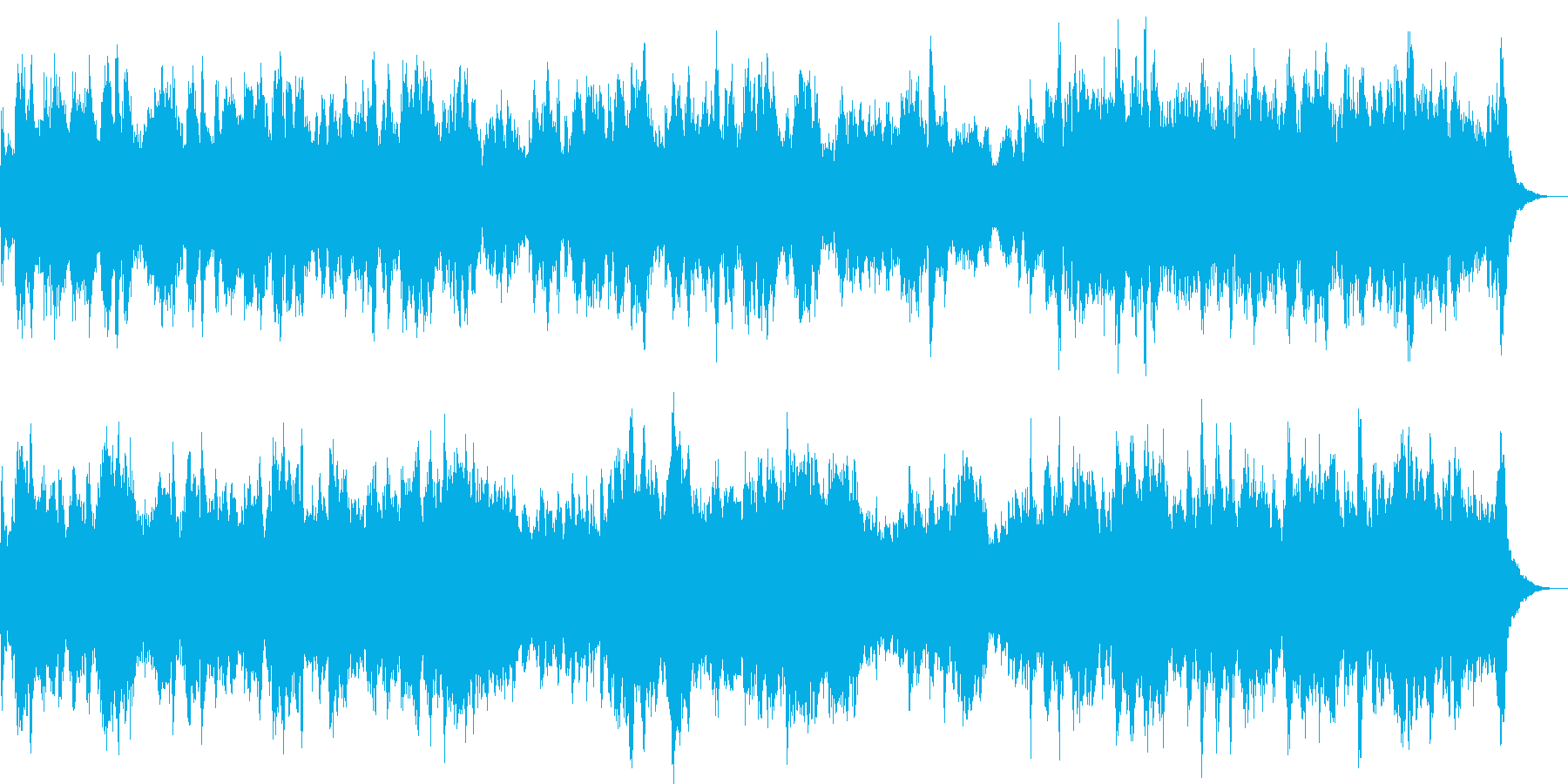 ハープだけのかわいい明るい曲です。の再生済みの波形