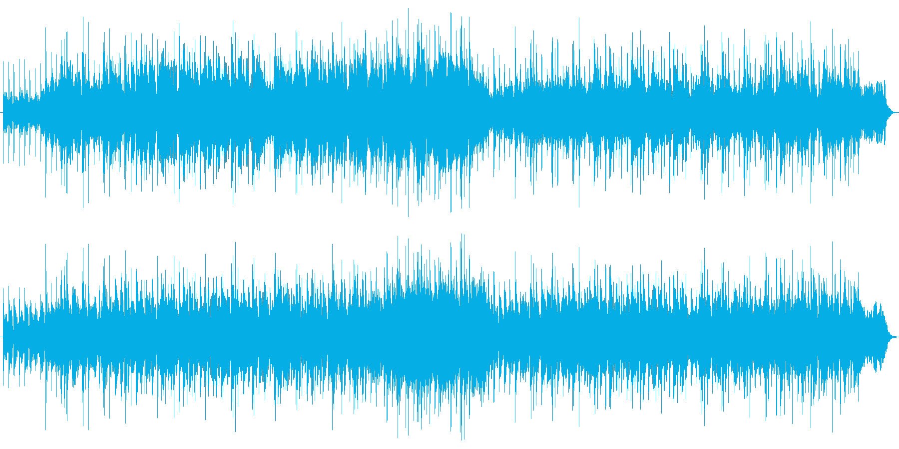 ほのぼのとした民族音楽の再生済みの波形