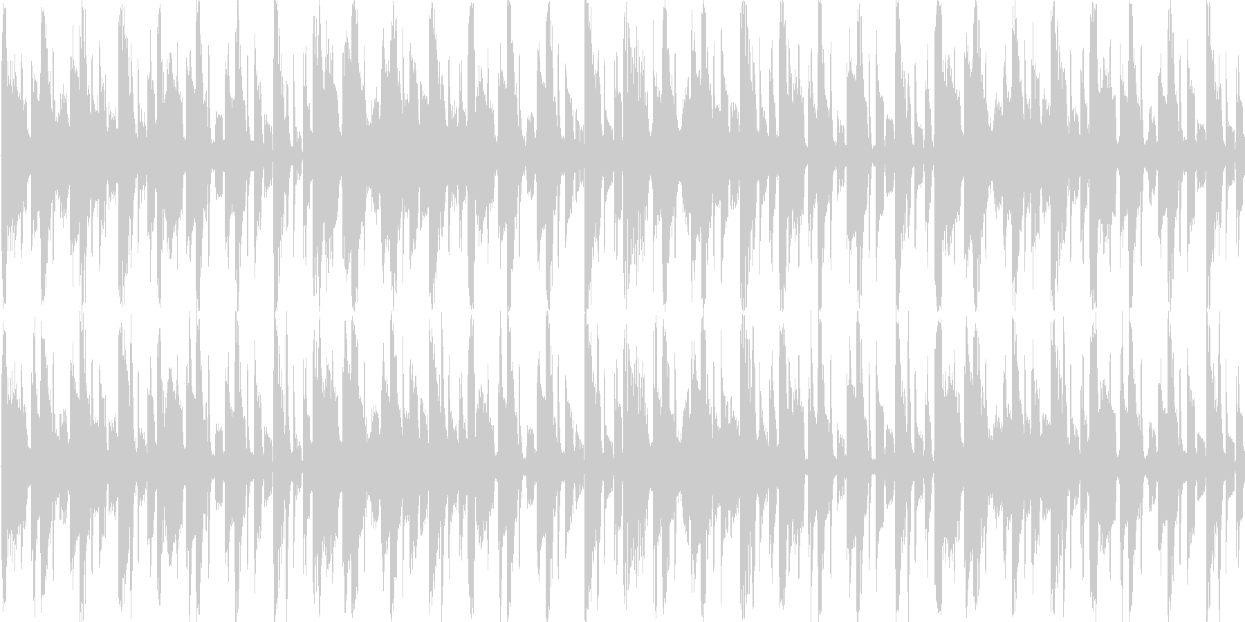 リズムを強調した楽曲です。の未再生の波形