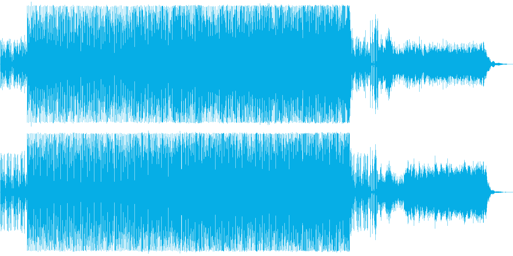 独特な疾走感がある曲。の再生済みの波形