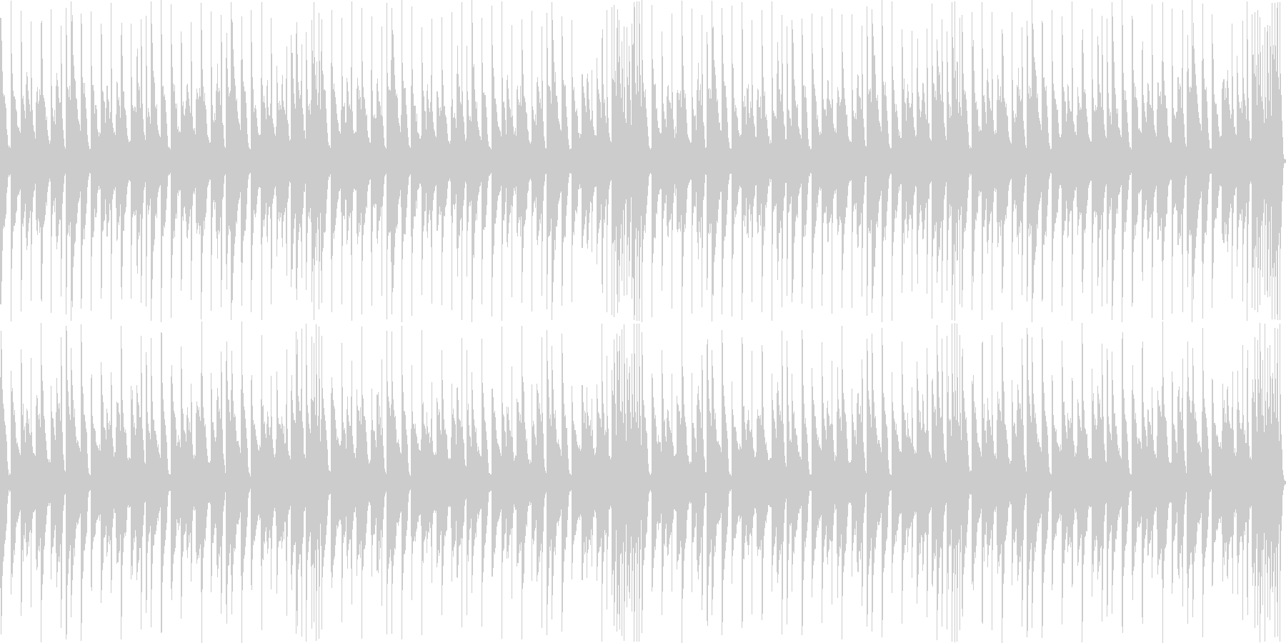 日常系 コミカルなピアノ曲の未再生の波形