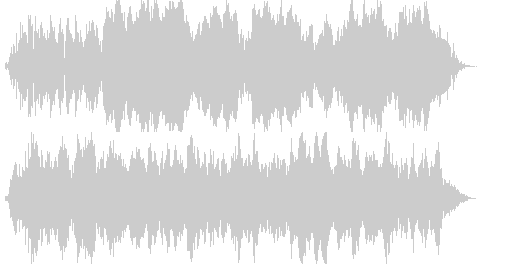 汽笛の音圧CD規格ですの未再生の波形