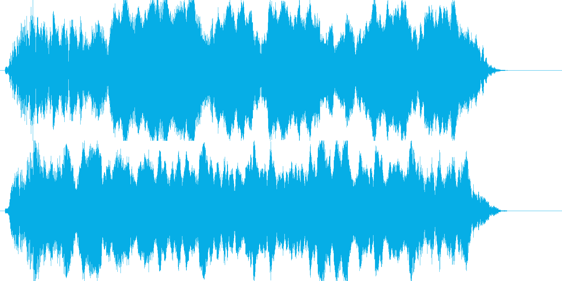 汽笛の音圧CD規格ですの再生済みの波形