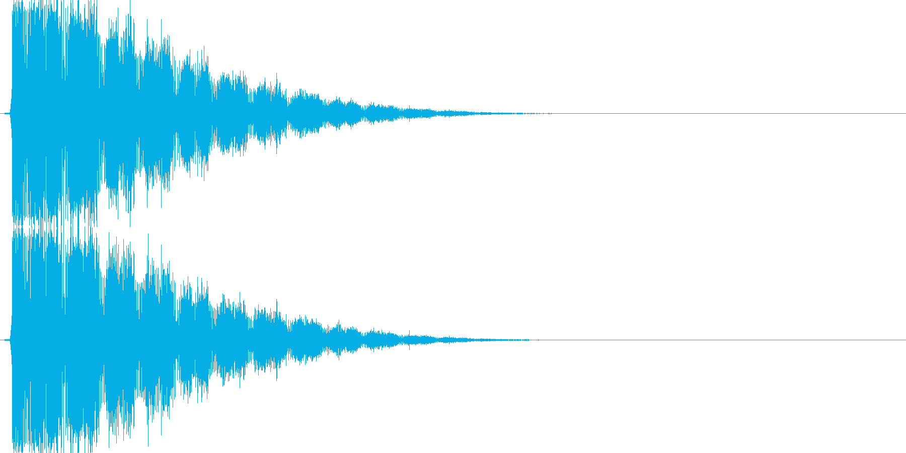パワワーン(ショット音、STG)の再生済みの波形