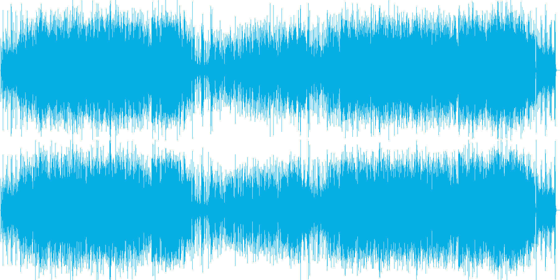 ファンク風味の日本語ポップロックの再生済みの波形