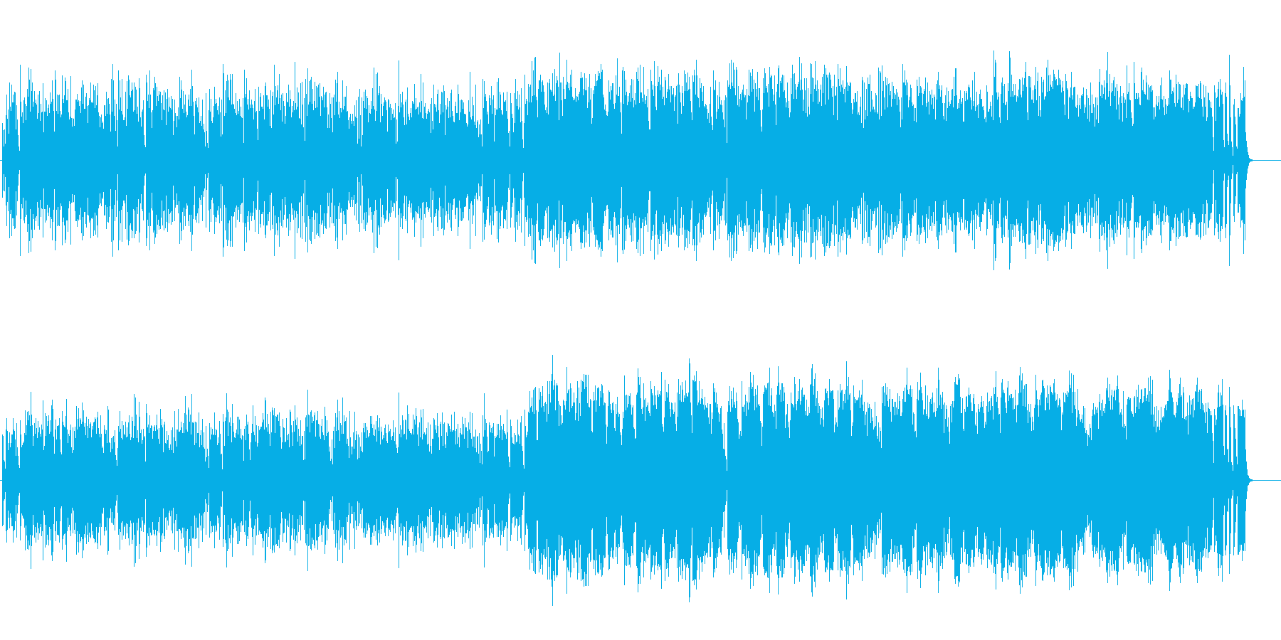 古き良き日本ののどかな新春向け純和風曲の再生済みの波形