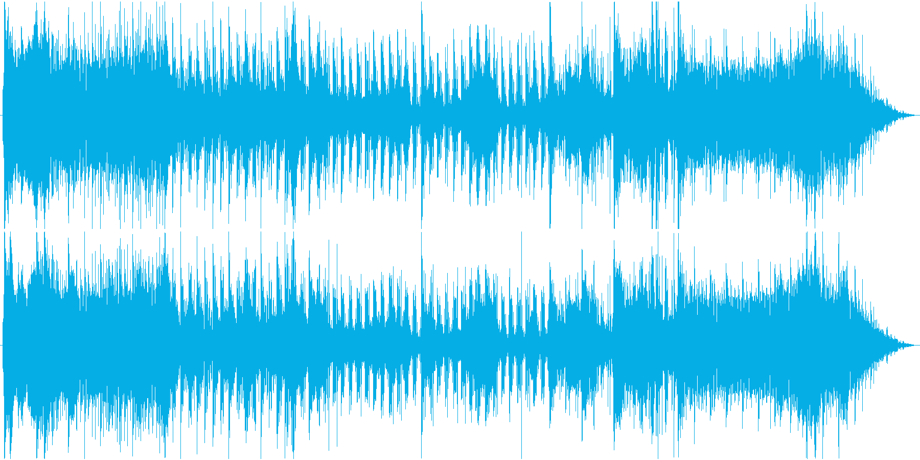 ややテンション抑えめのバトル曲。の再生済みの波形