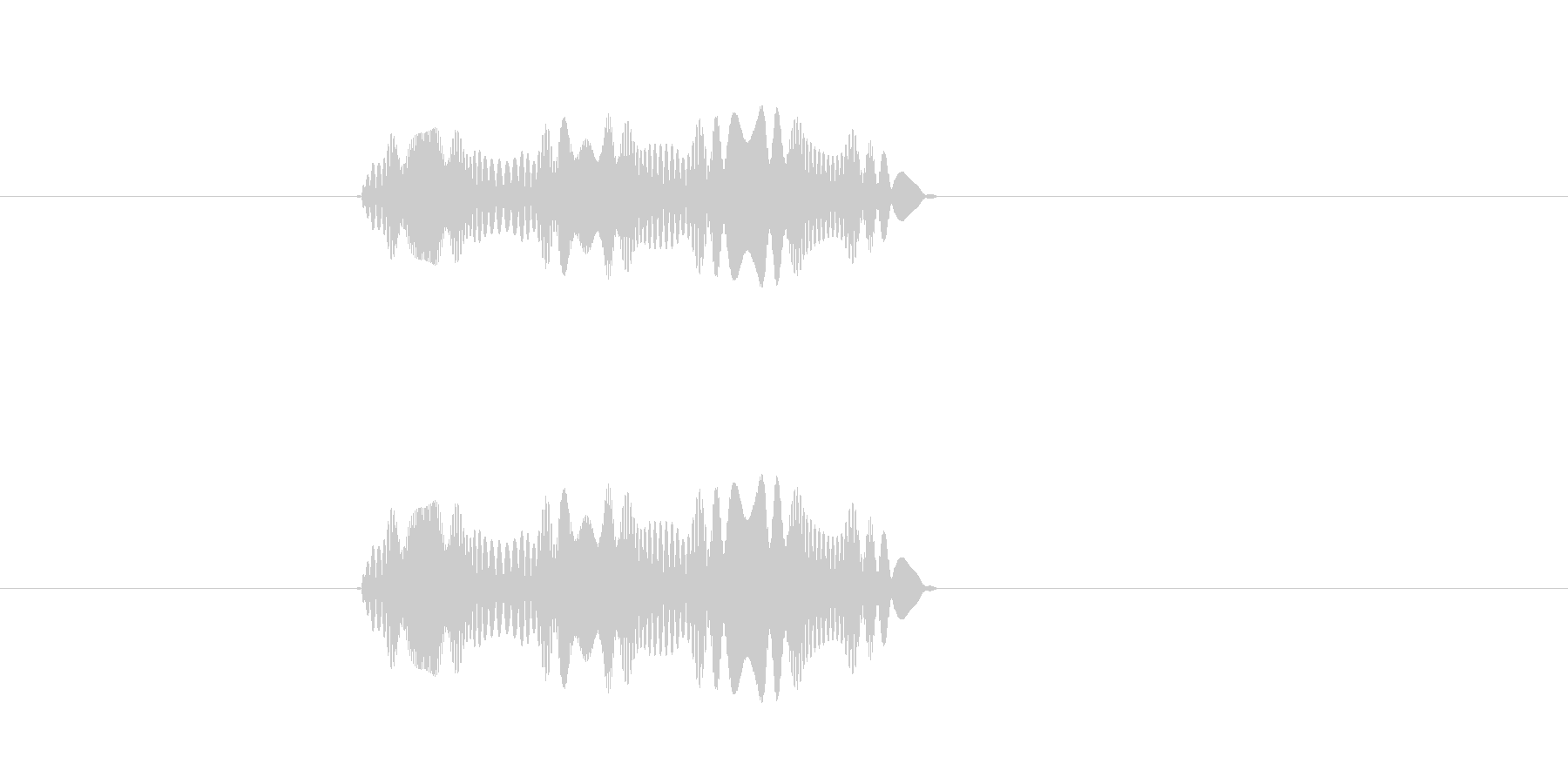 ヒュッヒュッヒュ(不思議なものが動く音)の未再生の波形