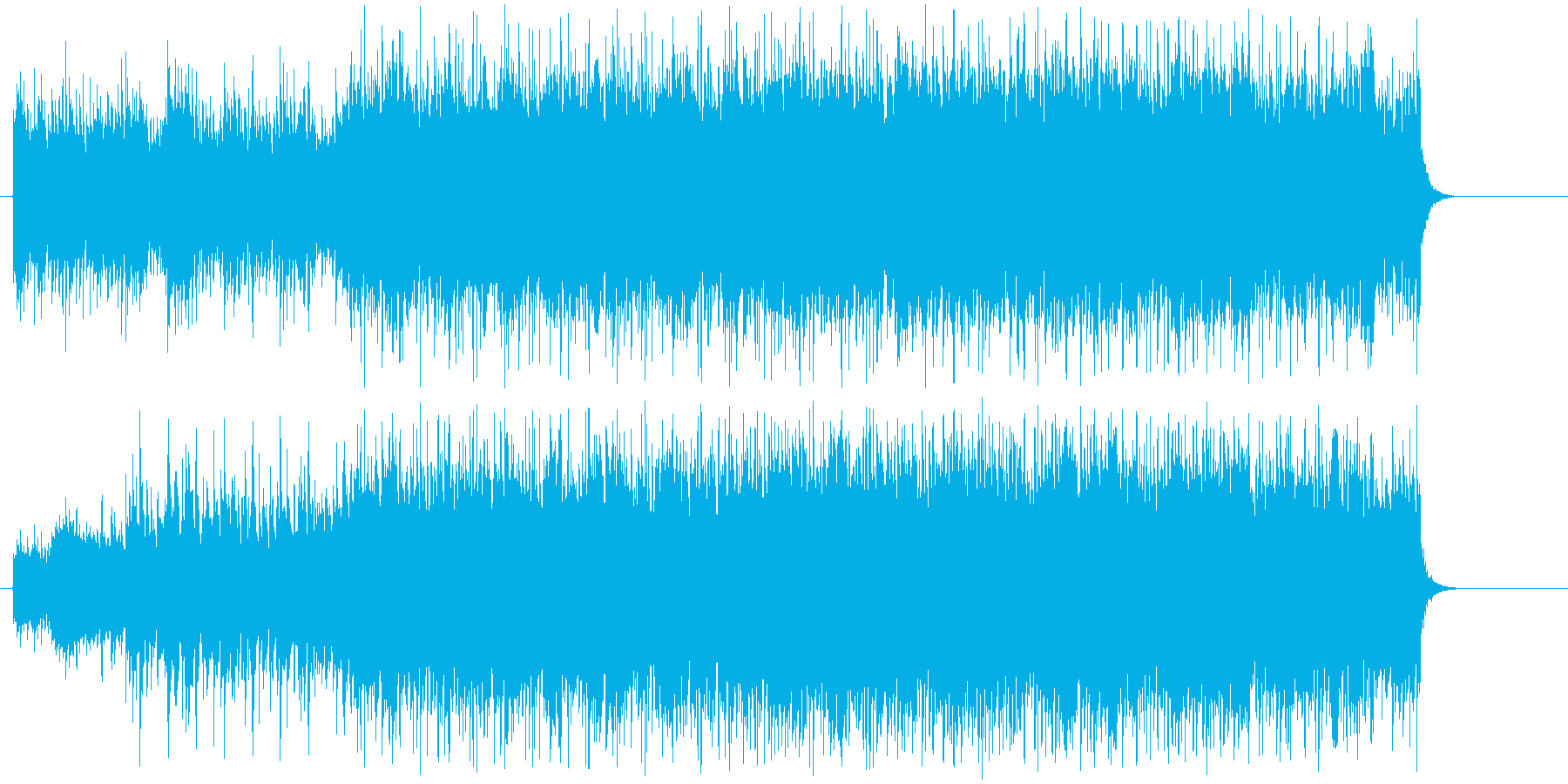 ドキュメンタリータッチのワールドの再生済みの波形
