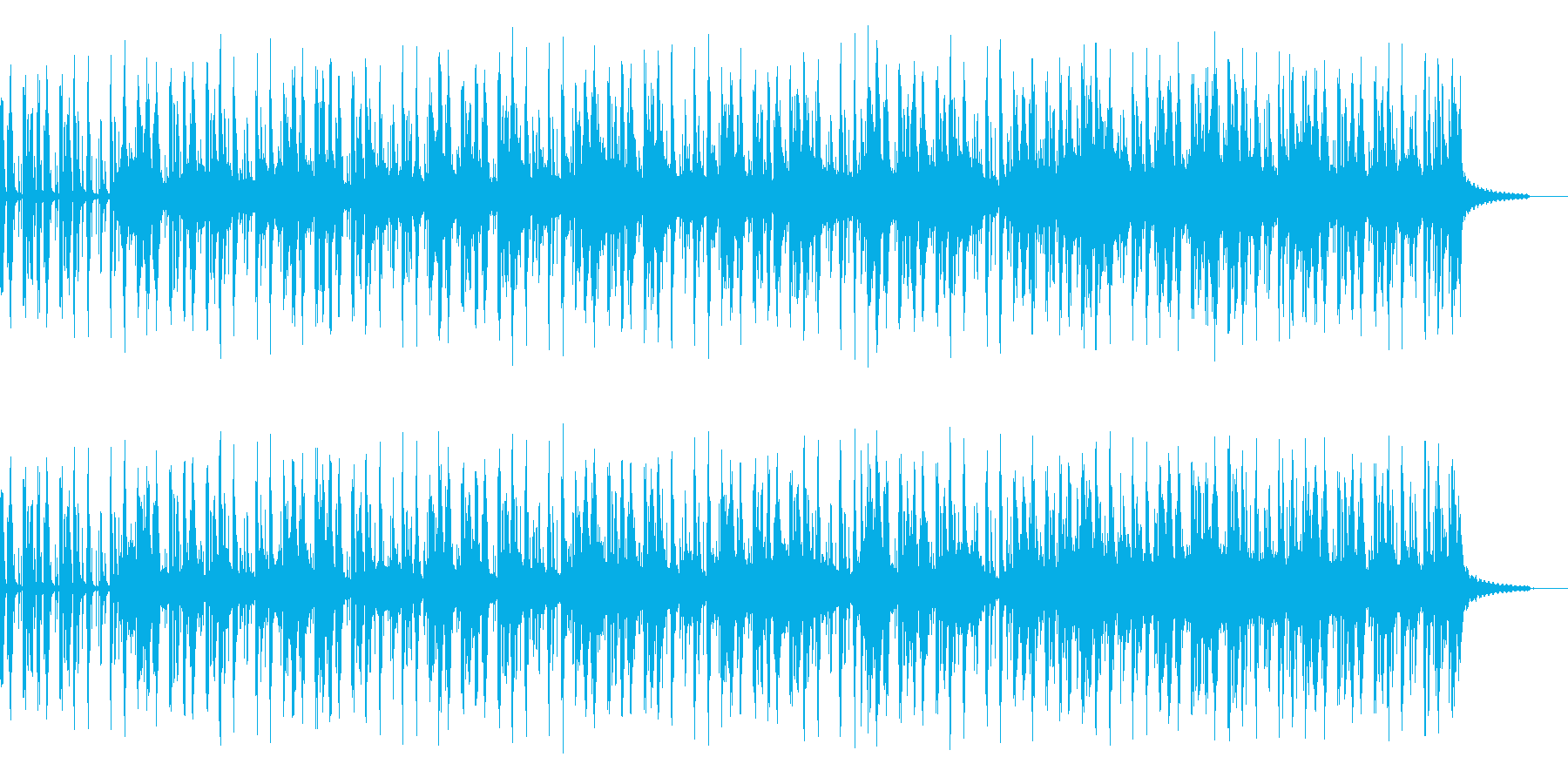 都会の夜が似合うBGM,チルアウトの再生済みの波形