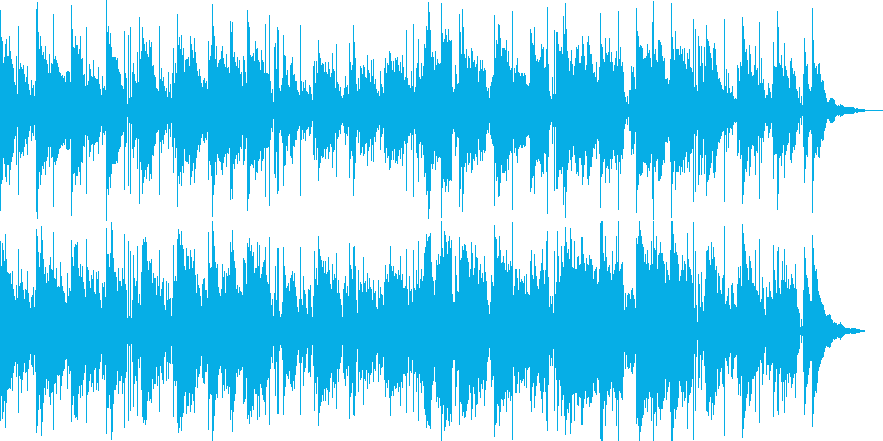 ゆったりとしたボサノバです。の再生済みの波形