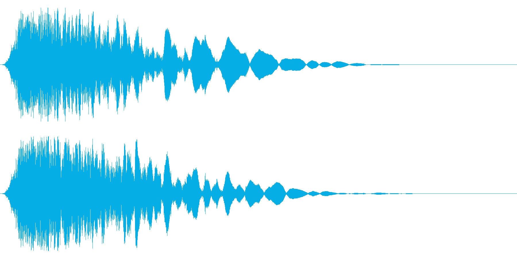 刀や剣 抜刀 斬撃の効果音 11cの再生済みの波形